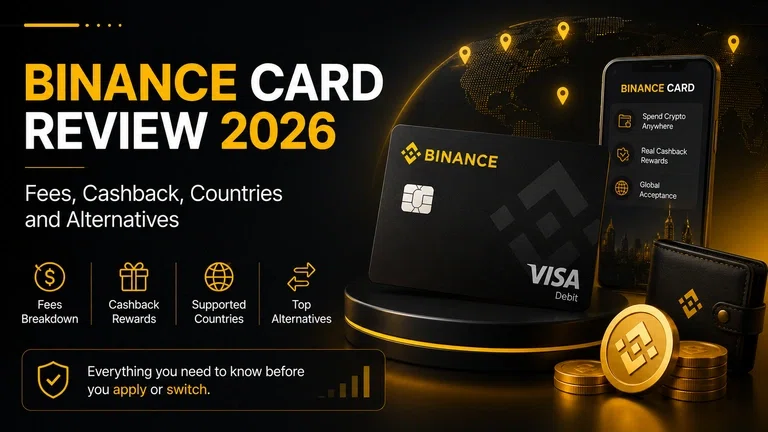 Binance Card Review 2026: Fees, Cashback, Countries and Alternatives