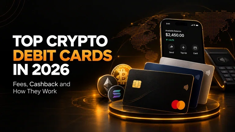 Top Crypto Debit Cards in 2026: Fees, Cashback and How They Work