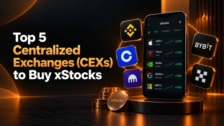 Top 5 Centralized Exchanges (CEXs) to Buy xStocks