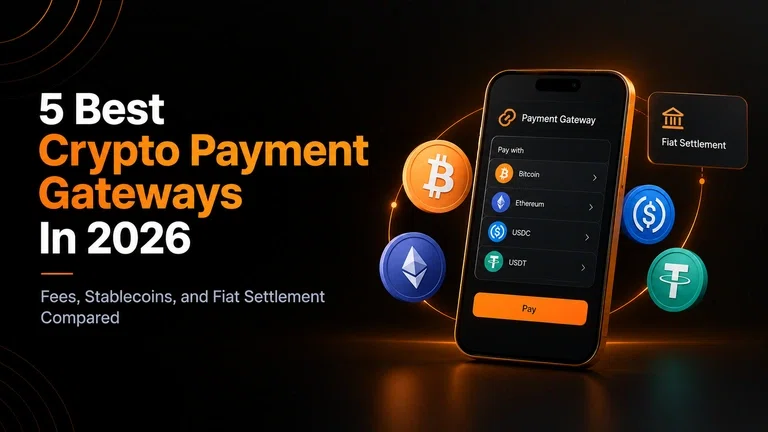 5 Best Crypto Payment Gateways in 2026 - Fees, Stablecoins and Fiat Settlement Compared