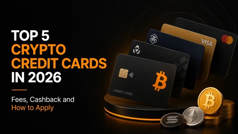 Top 5 Crypto Credit Cards in 2026: Fees, Cashback and How to Apply