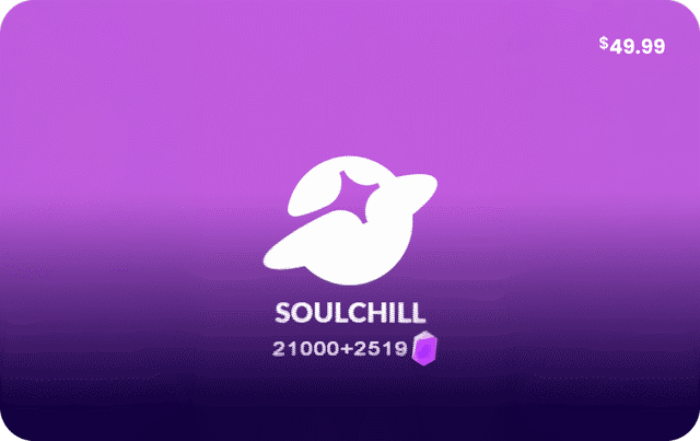 Soulchill 21000+2519 free crystals gift card