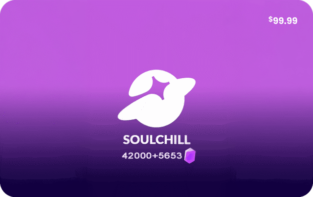 Soulchill 42000+5653 free crystals gift card