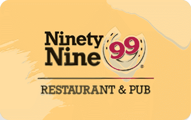 99 Restaurant & Pubs gift card