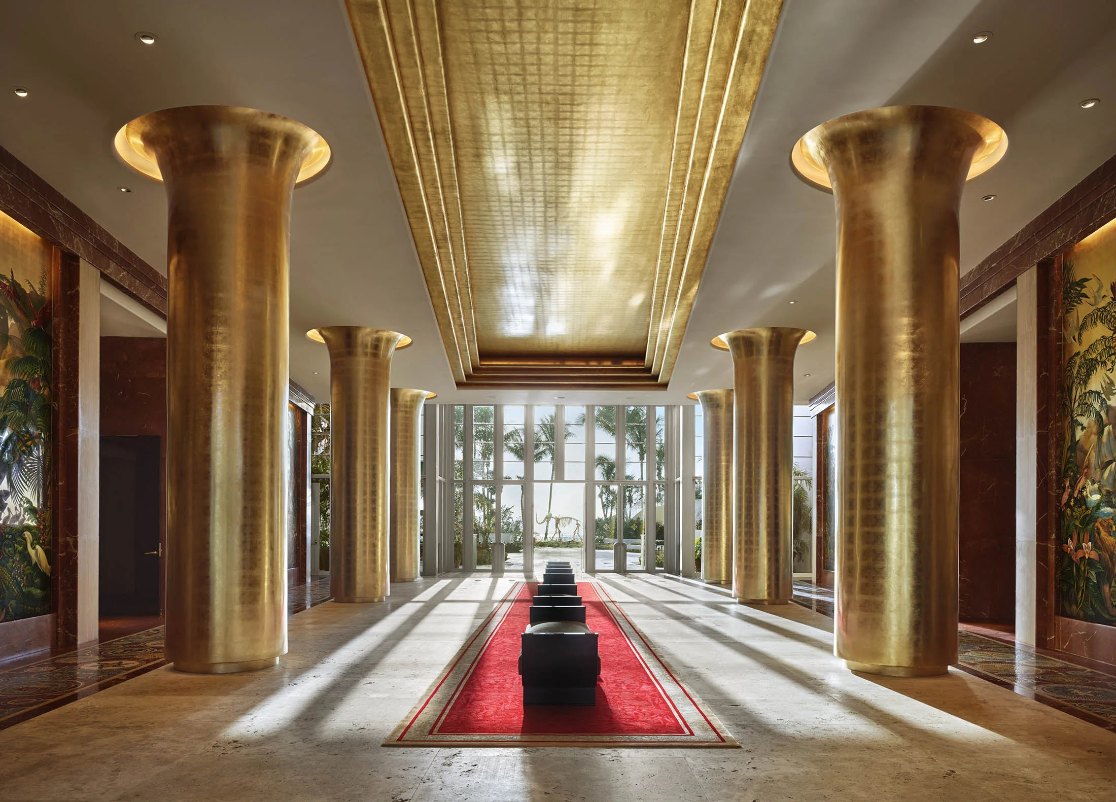 Editorial visualisation of the meeting and hospitality spaces at Faena Hotel Miami Beach
